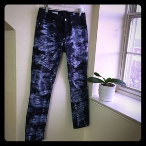 GAP always skinny tie dye jeans 💙